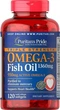 Омега-3 риб'ячий жир Omega-3 Fish Oil Puritan's Pride 1360 мг 950 мг активного 120 капсул (PP238) - зображення 1