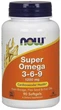 Супер омега 3 6 9 Super Omega 3-6-9 Now Foods 1200 мг 90 капсул (NF533) - изображение 1