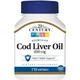 Масло печени норвежской трески Cod Liver Oil 21st Century 110 капсул (С21020) - изображение 2