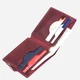 Портмоне кожаное Shvigel leather-16457 Бордовый - изображение 4
