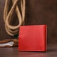 Портмоне кожаное Shvigel leather-16455 Красное - изображение 7