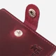 Портмоне кожаное Shvigel leather-16499 Бордовое - изображение 5