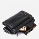 Чоловіча поясна шкіряна сумка Vintage leather-20474 Чорна - зображення 5