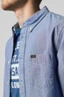 Рубашка Lee Button Down Shirt Regular Fit (L880KYLH) Голубой S-00 - изображение 4
