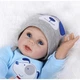 Силіконова Колекційна Лялька Реборн Reborn Хлопчик ( Вініловий хлопчик Doll19 ) Висота 60 см - изображение 3