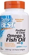 Рыбий жир Омега-3 Omega 3 Fish Oil with Goldenomega Doctor's Best 1000 мг 120 капсул (DB127) - изображение 1