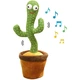 Говорящий танцующий кактус с подсветкой Dancing Cactus 32 см, поющий, повторюшка (122489) - изображение 3