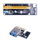 Райзер Ewell Riser Card PCI-E 1X-16X, USB3.0 кабель 60 см, ver.006 (EW015) - зображення 2