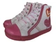 Кеды для девочки Agatha Ruiz de la Prada 112972 белые с розовым 26 - изображение 3