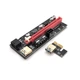 Riser PCI-EX, x1=>x16, 4-pin/6-pin, SATA=>6Pin, USB 3.0 AM-AM 0,6 м (красный), конденсаторы 271, VER009S Пакет Voltronic PCE164P-N08/ VER 009S - изображение 2