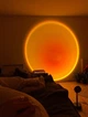 Светодиодная лампа закат солнца LED Sunset Lamp черная - изображение 2