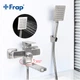 Смеситель для ванны нержавейка короткий гусак Ø35 Frap 1/8 F32802 (H802) - изображение 5