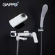 G3248 Змішувач для ванни короткий вилив білий/хром Ø35 Gappo NOAR 1/8 (ТР-00025378) - зображення 2