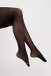 Матовые женские колготки в мелкий горошек Giulia BRENDA 40 (1) 2 Black-nero, капроновые колготы, тонкие - изображение 5