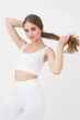 Бесшовный топ на широких бретелях Giulia TANK TOP S/M White-white, топ на широких бретелях - изображение 3