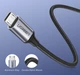 Кабель Ugreen US290 USB 2.0 to Micro Cable Nickel Plating Aluminum Braid 2A 1 м Black (UGR-60146) - изображение 3