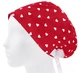 Медицинская шапочка женская HeadwearUniverse универсальная принт белые сердца - изображение 2