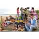 Складной барбекю гриль BBQ Grill черный, портативный мангал, жаропрочный из нержавеющей стали (ip100122) - изображение 2