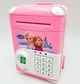 Детский сейф-копилка - EL-510-4 Frozen - музыкальный сейф-чемодан с Эльзой и Анной. Розовый - изображение 1
