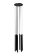 Светильник MSK Electric Beatrice подвесной на круглой основе NL 3045-6R BK - изображение 3