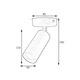 Светильник MSK Electric Tube спот с поворотным механизмом MR 1105-1 GR - изображение 5