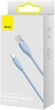 Кабель Baseus Jelly Liquid Silica Gel Fast Charging Data Cable USB to iP 2.4 A 1.2 m Blue (CAGD000003) - изображение 7