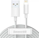 Кабель Baseus Simple Wisdom Data Cable Kit USB to iP 2.4 A (TZCALZJ-02) - зображення 1