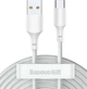 Кабель Baseus Simple Wisdom Data Cable Kit USB to Type-C 5 A (2pcs/set) 1.5 m White (TZCATZJ-02) - изображение 1