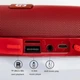 Bluetooth колонка з LED підсвічуванням TG-157 Red - зображення 3