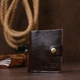 Классическое мужское портмоне из натуральной кожи Shvigel 16506 Коричневый - изображение 6