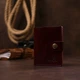 Жіноче бордове глянсове портмоне з натуральної шкіри SHVIGEL з монетницею (bg164fash84) - зображення 11