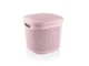 Корзина для хранения вещей Ucsan Рlastik Drop Design M-166 15 л - изображение 1