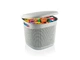 Корзина для хранения вещей Ucsan Рlastik Drop Design M-166 15 л - изображение 4