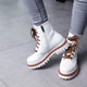 Ботинки женские Fashion Chrisley 3467 36 размер 23,5 см Белый - изображение 5