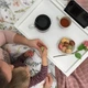 Переносний столик - піднос зі ніжками, що складаються для ноутбука IKEA KLIPSK білий 002.588.82 - зображення 10