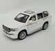 Машина металлическая Toyota land cruiser Wanbao 630 (белая) - изображение 1