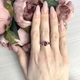 Серебряное кольцо с натуральным рубином 2.732ct, вес изделия 2,89 гр (2065326) - изображение 3