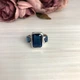 Серебряное кольцо с топазом Лондон Блю 6.778ct, вес изделия 5,81 гр (2072461) - изображение 2