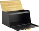 Хлебница Ofenbach Breadbox 35.5х21.5х19.5см, нержавеющая сталь, черный (NB-100805) - изображение 2