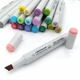 Маркери для скетчінга FINECOLOUR 72 кольори - зображення 8
