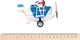 Самолетик Same Toy Aircraft Race инерционный Синий (SY8013AUt-2) - изображение 3