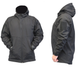 Тактична куртка Tactic з капюшоном softshell Чорний розмір XL (5000HB-XL) - зображення 1