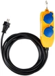 Удлинитель Brennenstuhl с блоком розеток H07RN-F 3G1,5 4 розетки 5 м IP 54 (1169200010) - зображення 2