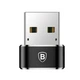 Перехідник Baseus CAAOTG-01 USB Male to Type-C Female Чорний - зображення 4