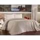 Винтажное вязаное покрывало DIAMOND SABINA IVORY 220х240см белый - изображение 1