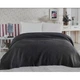 Винтажное хлопковое покрывало DIAMOND MUSLIN ANTRASIT 220х240см черный - изображение 1