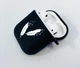 Силіконовий чохол для навушників Apple AirPods 1/2 Чорний Пір'я - зображення 3