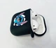 Силиконовый чехол для наушников Apple AirPods 1/2 Черный Веселый Стич - изображение 4