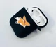Силіконовий чохол для навушників Apple AirPods 1/2 Чорний Корги/Сorgi - зображення 2