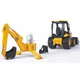 Спецтехника Bruder Дорожный погрузчик с экскаватором JCB MIDI CX М1:16 (02427) - изображение 7